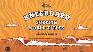 CineFX Kneeboard Surfing World Titles 2024  Day 6 Saturday 24th August [upl. by Ennovahc]