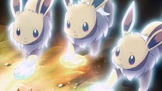 3 Eevee Evolve at the Same time  Rare Occurrence [upl. by Gnaoh]