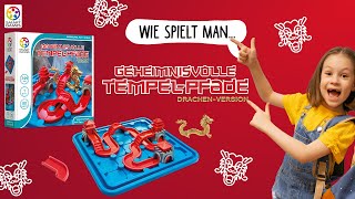 Spielregeln Geheimnisvolle TempelPfade  SmartGames [upl. by Aneleh979]