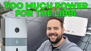 TOO MUCH POWER FOR THE LIBBI  A Huge MYENERGI Libbi Battery  Solar Edge Home Solar PV system [upl. by Bonnell]