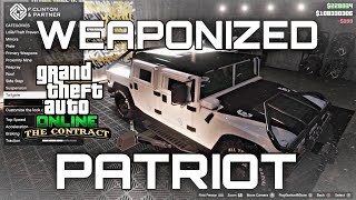 THE CONTRACT DLC  MAMMOTH PATRIOT MILSPEC WEAPONIZED VEHICLE  GTA ONLINE [upl. by Lerak625]