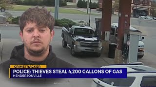 Police bust thieves stealing 4200 gallons of gas in Hendersonville [upl. by Emmet]