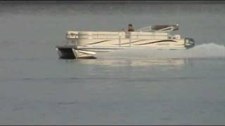 Fast Pontoon Test Run Sweetwater with only a 90 Yamaha [upl. by Phaedra]