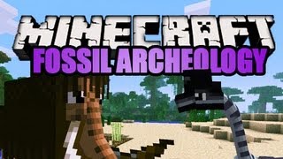 Minecraft Fossil Archeology Mod 147 [upl. by Nedap496]