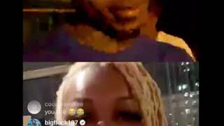 Ant Glizzy and Chelly the MC get into it on IG Live [upl. by Horlacher947]