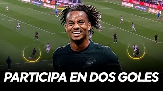 ¡GENIALIDAD de ANDRÉ CARRILLO HUACHA LUJO y PASE INCREÍBLE en TRIUNFO del TIMÃO [upl. by Nuahsad718]