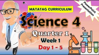 Science 4 Q1 Week 1 MATATAG Curriculum Powerpoint Presentation matatagcurriculum matatag [upl. by Remark]