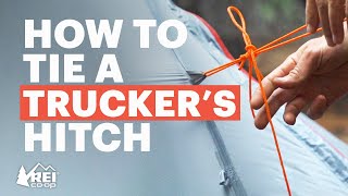 How to Tie a Truckers Hitch [upl. by Martelli]