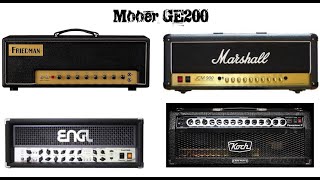 Mooer GE200  High Gain Amps  custom IR cab 7 strings ed [upl. by Rothstein117]