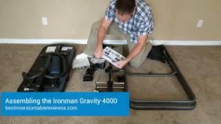 Ironman Gravity 4000 Inversion Table Assembly [upl. by Aletha]