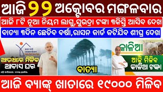 todays morning news odisha22 October 2024subhadra yojana online registrationodisha news today [upl. by Aylward892]