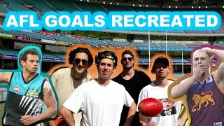 AFL GOAL RECREATION CHALLENGE [upl. by Llyrehc]