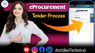 How to Biding eprocurement  Tendering process in eprocurement  TenderingBid  AmitjhaTechnical [upl. by Ayekin]