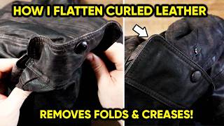 BEST Ways to Remove Folds amp Creases in Your Leather Jacket Purse or Bag [upl. by Harriot836]