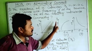 Capacitive ReactanceXcVariation with Frequency Of AC〽️ ImportantMCQForPHYSICS 2025 [upl. by Matuag845]