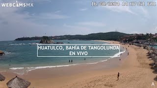 Huatulco Oaxaca En Vivo  Vista de la Bahía de Tangolunda [upl. by Bremser]