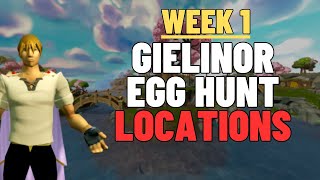 Week 1 Gielinor Egg Hunt Locations [upl. by Missie361]