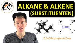 Benennung von ALKANEN amp ALKENEN mit Substituenten Cl Br  Chemie Tutorial [upl. by Andrej]