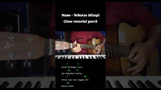 Sebatas mimpi  gitar tutorial part3 sebatasmimpi nano gitartutorial gitar [upl. by Mauretta340]