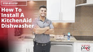 How To Install A KitchenAid Dishwasher  Installation [upl. by Darnok]