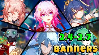 Updated Version 24  27 Upcoming Characters Banners Roadmap including Reruns  Honkai Star Rail [upl. by Castro]