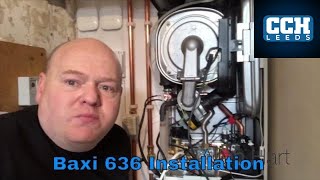 BAXI 600  636 GAS COMBI BOILER INSTALLATION  IFOS  NEST  SPLAN [upl. by Knah]