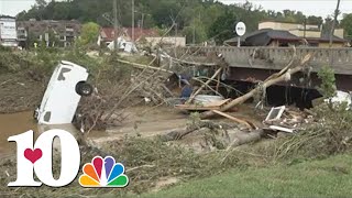 Residents feel isolated with no power or phones in Asheville North Carolina after historic flooding [upl. by Yelnats564]