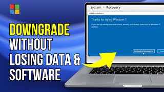 How to Downgrade Windows 1110 to Windows 7 without Losing Data amp Software [upl. by Swanhildas]