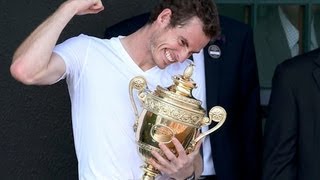 Andy Murray wins Wimbledon championship [upl. by Orat]