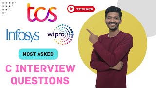 C Programming Interview Questions  Most Asked C Interview Questions [upl. by Yleek]