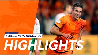 Highlights Nederland  Hongarije 81 11102013 WK 2014kwalificatie [upl. by Ayram208]