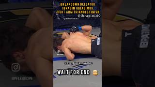 Breakdown Ibragim Ibragimov Tight Arm Triangle at PFL Debut shorts trending shortvideo mma bjj [upl. by Esyak]