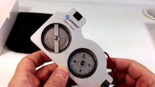 Steren Combination Compass  Clinometer Tool [upl. by Lrem945]