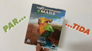 Juego TERRAFORMING MARS JUEGO DADOS 🎲🪐 Partida SOLITARIO [upl. by Michigan]