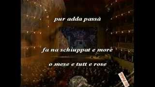 Pino Daniele Live Teatro San Carlo quotA vierno friddoquot Karaoke [upl. by Steck]