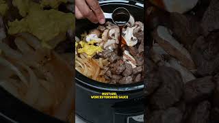 Slow Cooker Beef Stroganoff [upl. by Onek]