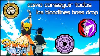 Guía Completa para Todos los Bloodlines Boss Drop en Shindo Life [upl. by Nwahsud]