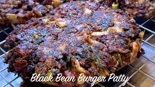 how to make BLACK BEAN BURGERS Without Eggs [upl. by Lynde620]