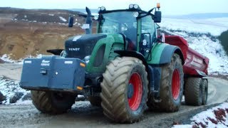 Fendt 930  820 mit Krampe HP 20 im Steinbruch Lohnunternehmen Schmitt [upl. by Odetta481]