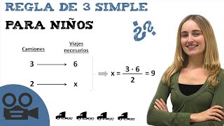 Regla de 3 simple para niños [upl. by Neehs374]