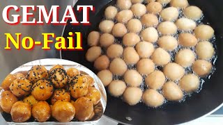 HOW TO MAKE GEMAT  SWEET BALLS ARABIC FOOD [upl. by Neelhsa]