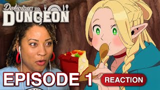 I LOVE THIS SHOW MONSTERS FOR DINNER  Delicious in Dungeon Episode 1 DUB Reaction [upl. by Sinclair325]