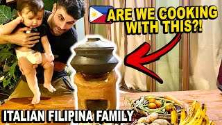 WE GOT THIS NATIVE FILIPINO PALAYOK COOKING WITH CLAY POT [upl. by Yetty]