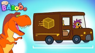 What dinosaur was as long as a delivery truck The Stegosaurus  Club Baboo Dino Facts [upl. by Gerrilee]