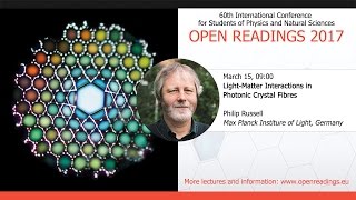 LightMatter Interactions in Photonic Crystal Fibres Philip Russel [upl. by Seel526]