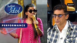 Indian Idol S14  Mohnish जी को लगता है Menuka की गायकी Match करेगी Nutan जी के साथ  Performance [upl. by Nyllaf]