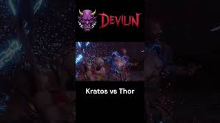 Kratos vs Thor The Ultimate Showdown ⚔️⚡ GodOfWar Kratos Thor EpicBattle Ragnarok odin [upl. by Rossner]