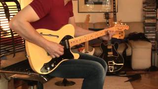 2005 Fender Thinline Telecaster Custom Shop [upl. by Lipski717]