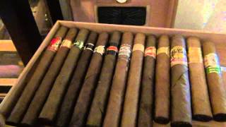 Cigar Humidor Tour  April 2014 Cigar Collection [upl. by Elvia]