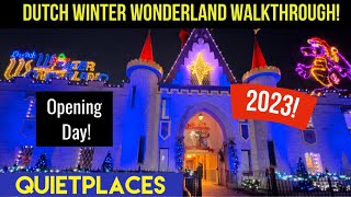 Dutch Winter Wonderland 2023 Walkthrough Rides amp Characters Opening Day [upl. by Rafaela]